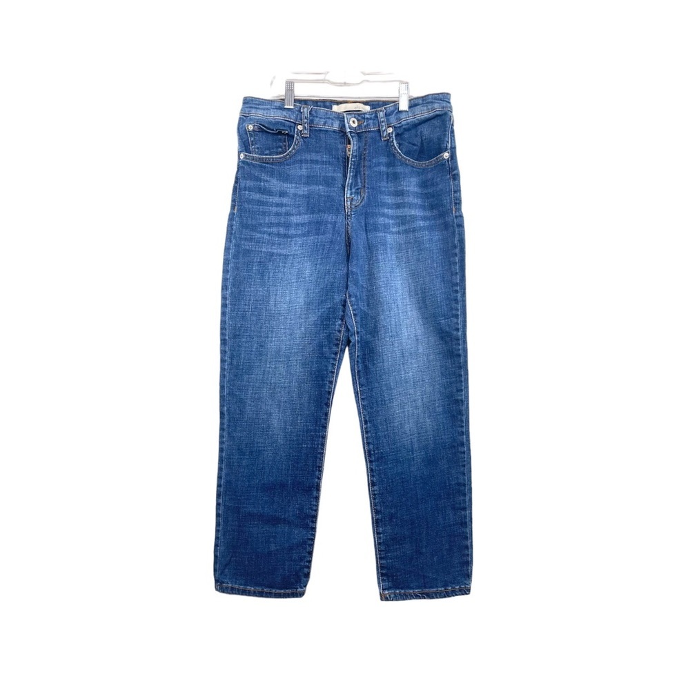 Ella Moss High Rise Straight Ankle Denim Stretch Blue Jeans Size 8/29